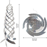 Maxbell 4x Wind Spinner Sparkly Creative Hanging Sculpture for Farm Backyard Outdoor