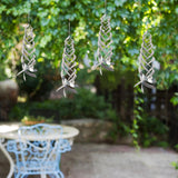 Maxbell 4x Wind Spinner Sparkly Creative Hanging Sculpture for Farm Backyard Outdoor