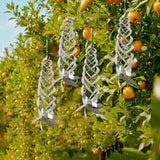 Maxbell 4x Wind Spinner Sparkly Creative Hanging Sculpture for Farm Backyard Outdoor