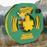 Maxbell Rolling Line Dish Portable Space Saving Manual Cords Winder for Home Factory Green