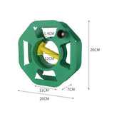 Maxbell Rolling Line Dish Portable Space Saving Manual Cords Winder for Home Factory Green