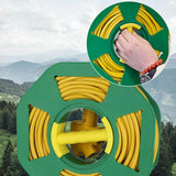 Maxbell Rolling Line Dish Portable Space Saving Manual Cords Winder for Home Factory Green