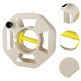 Maxbell Rolling Line Dish Portable Space Saving Manual Cords Winder for Home Factory Beige