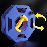 Maxbell Power Cord Reel Portable Manual Electrical Cord Cable Reel for Boat RV Patio