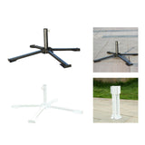 Maxbell Patio Umbrella Stand Foldable Umbrella Holder Base for Backyard Lawn Fishing Black