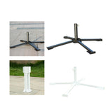 Maxbell Patio Umbrella Stand Foldable Umbrella Holder Base for Backyard Lawn Fishing Black
