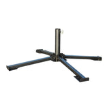 Maxbell Patio Umbrella Stand Foldable Umbrella Holder Base for Backyard Lawn Fishing Black
