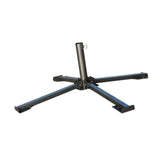 Maxbell Patio Umbrella Stand Foldable Umbrella Holder Base for Backyard Lawn Fishing Black