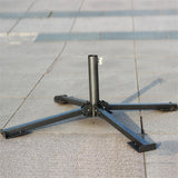 Maxbell Patio Umbrella Stand Foldable Umbrella Holder Base for Backyard Lawn Fishing Black