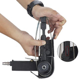 Maxbell Small Belt Sander Pneumatic Tool Tool for Steel Woodworking Wooden Furniture 10x330mm