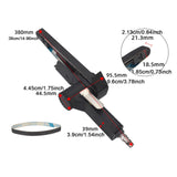 Maxbell Small Belt Sander Pneumatic Tool Tool for Steel Woodworking Wooden Furniture 20x520mm