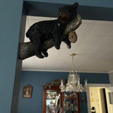 Maxbell Bear Cub Tree Hugger Statue Tree Face Decor Funny Bear on A Tree