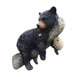 Maxbell Bear Cub Tree Hugger Statue Tree Face Decor Funny Bear on A Tree