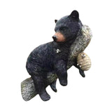 Maxbell Bear Cub Tree Hugger Statue Tree Face Decor Funny Bear on A Tree
