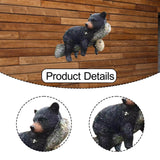 Maxbell Bear Cub Tree Hugger Statue Tree Face Decor Funny Bear on A Tree