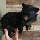 Maxbell Bear Cub Tree Hugger Statue Tree Face Decor Funny Bear on A Tree