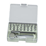 Maxbell Right Angle Ratchet Screwdriver Set Men Gift Computer Bike with Storage Case