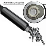 Maxbell Right Angle Ratchet Screwdriver Set Men Gift Computer Bike with Storage Case