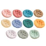 Maxbell Hanging Egg Chair Cushion Round Soft Floor Pillow for Living Room Home Porch Light Pink