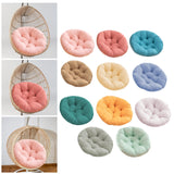 Maxbell Hanging Egg Chair Cushion Round Soft Floor Pillow for Living Room Home Porch Light Pink