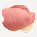 Maxbell Hanging Egg Chair Cushion Round Soft Floor Pillow for Living Room Home Porch Light Pink