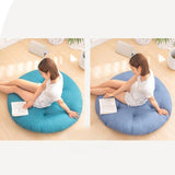 Maxbell Hanging Egg Chair Cushion Round Soft Floor Pillow for Living Room Home Porch Light Pink