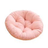 Maxbell Hanging Egg Chair Cushion Round Soft Floor Pillow for Living Room Home Porch Light Pink