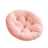 Maxbell Hanging Egg Chair Cushion Round Soft Floor Pillow for Living Room Home Porch Light Pink