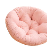 Maxbell Hanging Egg Chair Cushion Round Soft Floor Pillow for Living Room Home Porch Light Pink