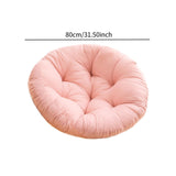 Maxbell Hanging Egg Chair Cushion Round Soft Floor Pillow for Living Room Home Porch Light Pink