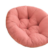 Maxbell Hanging Egg Chair Cushion Round Soft Floor Pillow for Living Room Home Porch Pink