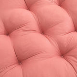 Maxbell Hanging Egg Chair Cushion Round Soft Floor Pillow for Living Room Home Porch Pink