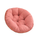 Maxbell Hanging Egg Chair Cushion Round Soft Floor Pillow for Living Room Home Porch Pink