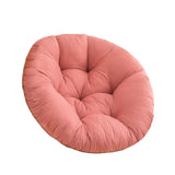 Maxbell Hanging Egg Chair Cushion Round Soft Floor Pillow for Living Room Home Porch Pink