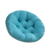 Maxbell Hanging Egg Chair Cushion Round Soft Floor Pillow for Living Room Home Porch Lake Blue