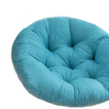 Maxbell Hanging Egg Chair Cushion Round Soft Floor Pillow for Living Room Home Porch Lake Blue