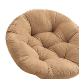 Maxbell Hanging Egg Chair Cushion Round Soft Floor Pillow for Living Room Home Porch Brown