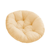 Maxbell Hanging Egg Chair Cushion Round Soft Floor Pillow for Living Room Home Porch Beige
