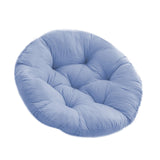 Maxbell Hanging Egg Chair Cushion Round Soft Floor Pillow for Living Room Home Porch Blue