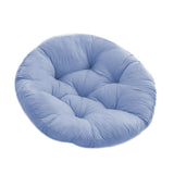 Maxbell Hanging Egg Chair Cushion Round Soft Floor Pillow for Living Room Home Porch Blue