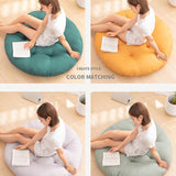 Maxbell Hanging Egg Chair Cushion Round Soft Floor Pillow for Living Room Home Porch Green