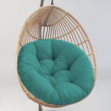 Maxbell Hanging Egg Chair Cushion Round Soft Floor Pillow for Living Room Home Porch Green