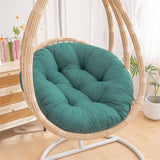 Maxbell Hanging Egg Chair Cushion Round Soft Floor Pillow for Living Room Home Porch Green