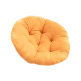 Maxbell Hanging Egg Chair Cushion Round Soft Floor Pillow for Living Room Home Porch Yellow