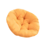 Maxbell Hanging Egg Chair Cushion Round Soft Floor Pillow for Living Room Home Porch Yellow