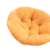 Maxbell Hanging Egg Chair Cushion Round Soft Floor Pillow for Living Room Home Porch Yellow