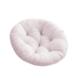 Maxbell Hanging Egg Chair Cushion Round Soft Floor Pillow for Living Room Home Porch Light Gray