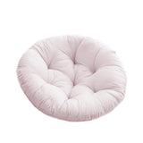 Maxbell Hanging Egg Chair Cushion Round Soft Floor Pillow for Living Room Home Porch Light Gray