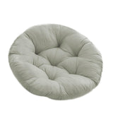 Maxbell Hanging Egg Chair Cushion Round Soft Floor Pillow for Living Room Home Porch Gray