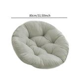 Maxbell Hanging Egg Chair Cushion Round Soft Floor Pillow for Living Room Home Porch Gray